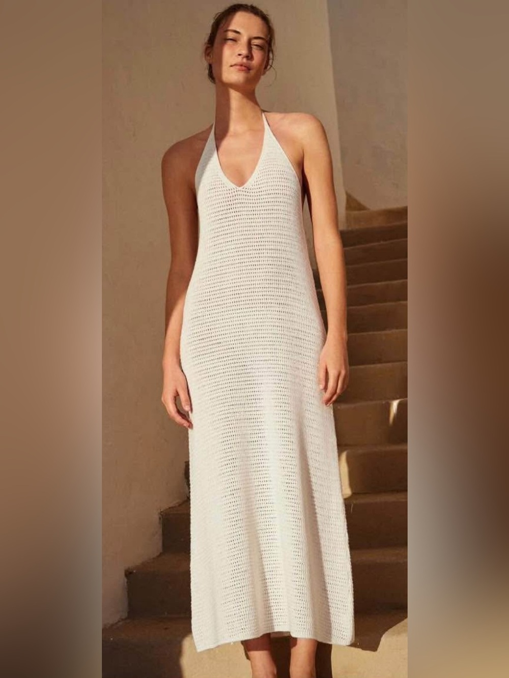 Oysho Crochet Dress Size Small